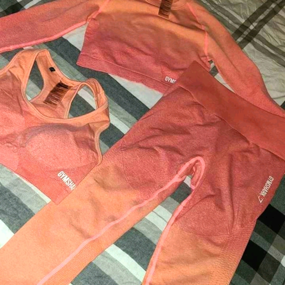 🧡💛GymShark Ombre Set💛🧡